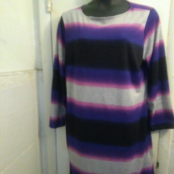 Hacci  Striped Sweater Dress - Picture 3 of 4